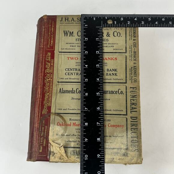 1926 CA Oakland Berkeley Alameda City Directory POOR Business Ancestry Genealogy - Picture 15 of 16